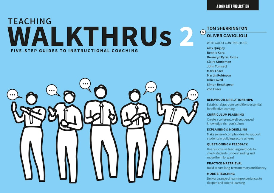 Book cover image for Teaching WalkThrus 2: Five-step guides to instructional coaching ISBN: 9781913622473